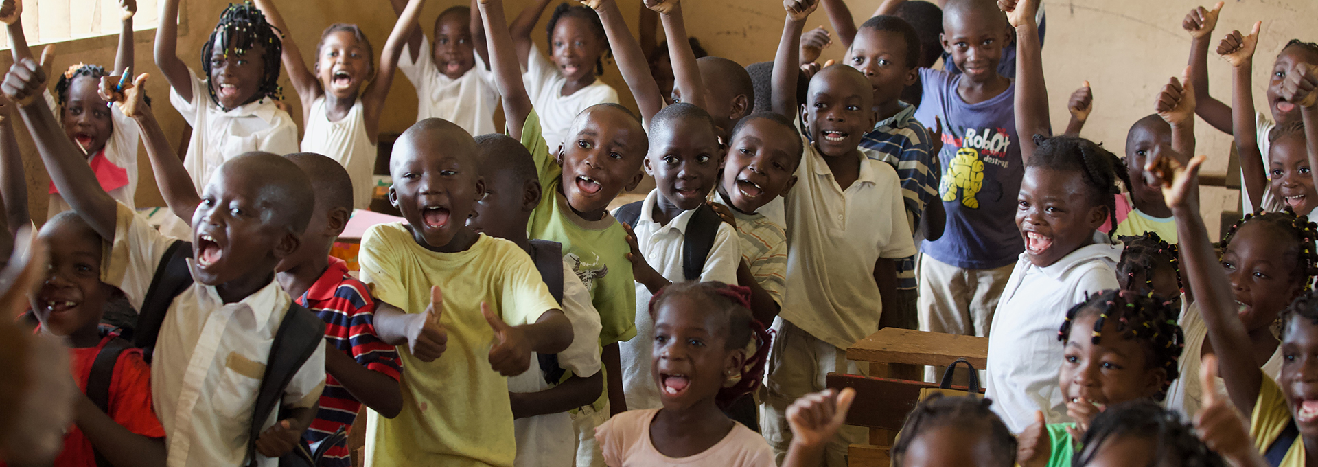 Gabonese Children at School