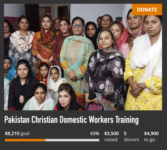 Pakistan Christian Domestic Workers Training